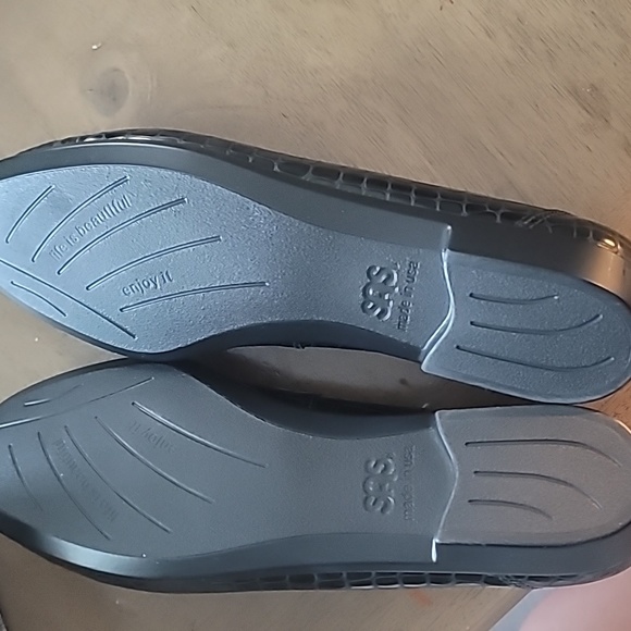 SAS Joy Black croc size 9.5 n - Picture 5 of 5